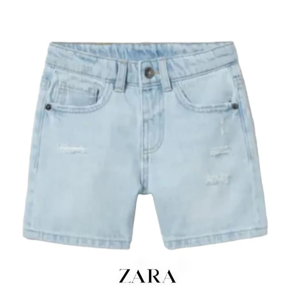ZARA Kids | Blue | SKATER BERMUDA - Picture 1 of 5